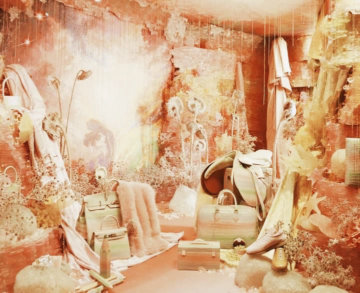 Exhibition: Hermès Tribute to Window Designer Leïla Menchari
